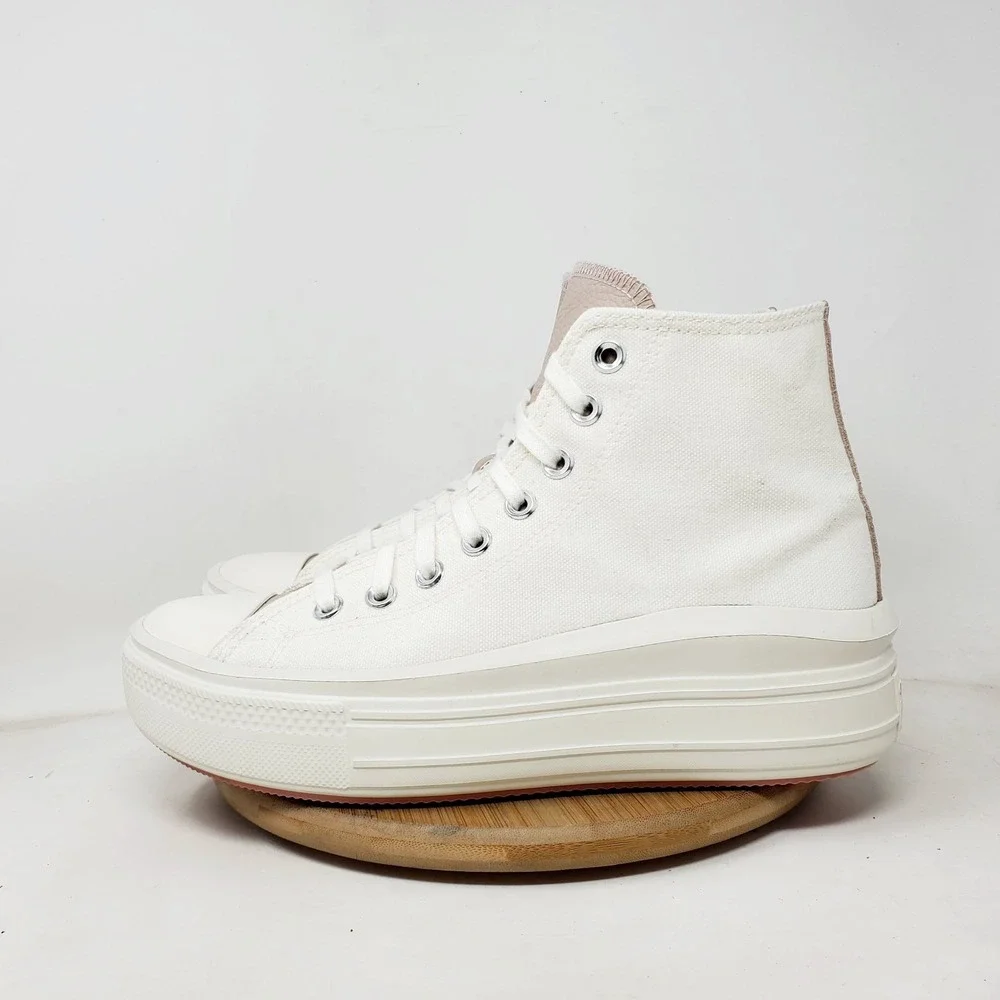 Converse‎ Chuck Taylor All Star Move Platform Hi Shoes Womens 9.5 White Sneaker